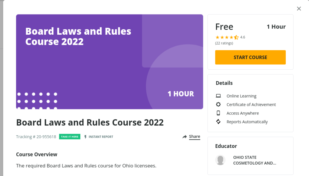 This is a screenshot. Use the link in step one to go to the course.